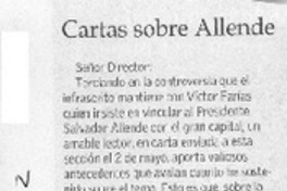 Cartas sobre Allende