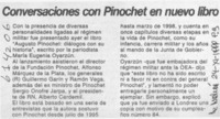 Conversaciones con Pinochet en nuevo libro  [artículo]