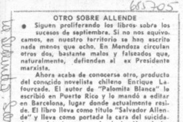 Otro sobre Allende.