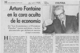 Arturo Fontaine en la cara oculta de la economía