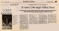 El Nuevo Chile según Patricio Navia.  [artículo]