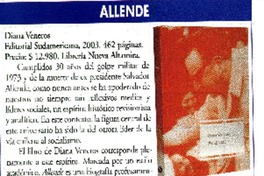 Allende  [artículo] Francisca Lange.