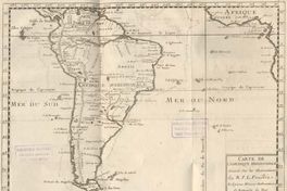 Carte de l'Amerique meridionale, dressee sur les observations du R.P.L. Feuiller ...