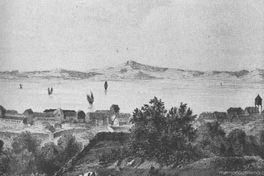 Vista de Talcahuano, hacia 1835