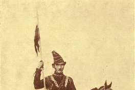 Soldado del regimiento de Los Andes, de Quiroga, 1838