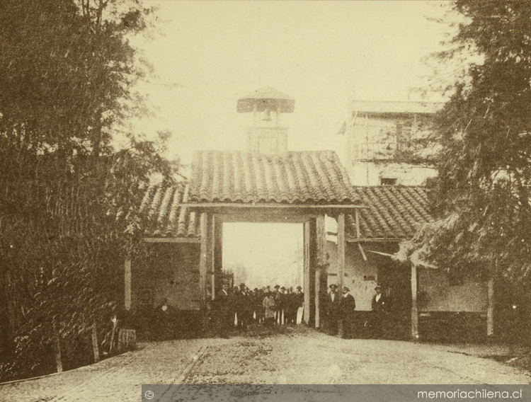Fachada del antiguo Matadero, ca. 1900 Fachada del antiguo Matadero, ca. 1900