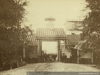 Fachada del antiguo Matadero, ca. 1900 Fachada del antiguo Matadero, ca. 1900
