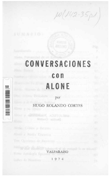 Conversaciones con Alone