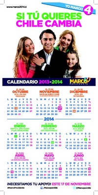 Si tú quieres Chile cambia calendario 2013-2014.