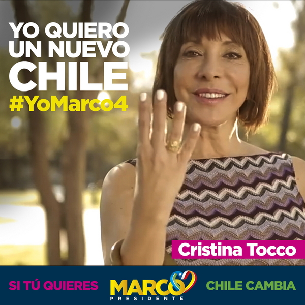 Yo quiero un nuevo Chile #YoMarco4.