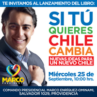 Si tú quieres Chile cambia nuevas ideas para un nuevo Chile.