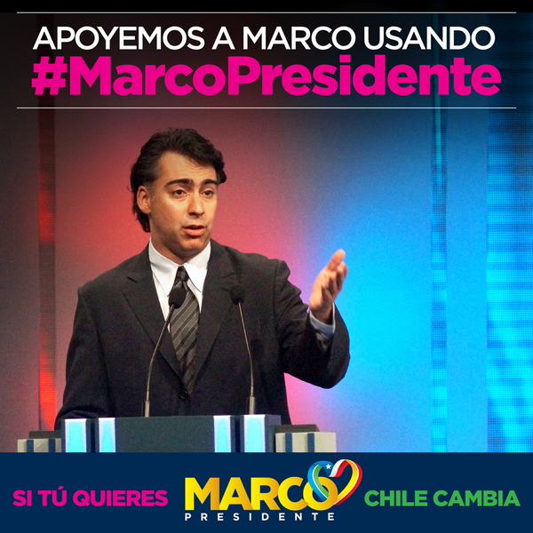 Apoyemos a Marco usando #MarcoPresidente