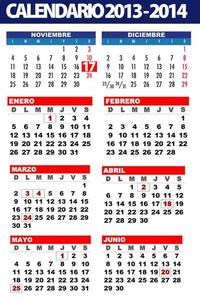 Calendario 2013-2014