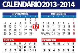 Calendario 2013-2014