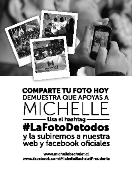 Comparte tu foto hoy demuestra que apoyas a Michelle
