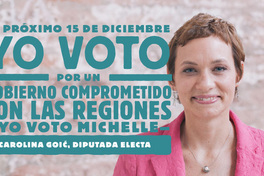 El Próximo 15 de Diciembre yo voto por un gobierno comprometido con las regiones