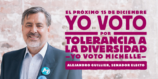 El Próximo 15 de Diciembre yo voto por tolerancia a la diversidad