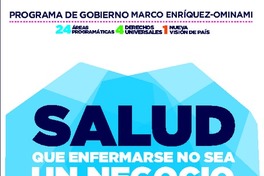 Programa de gobierno de Marco Enríquez-Ominami