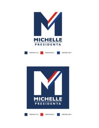 [Dos logos de la campaña presidencial de Michelle Bachelet]