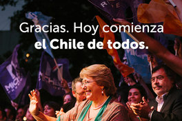 Gracias. Hoy comienza el Chile de todos