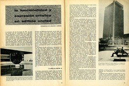 La funcionalidad y expresión artística en edificio UNCTAD  [artículo] fotografías de Armindo Cardoso.