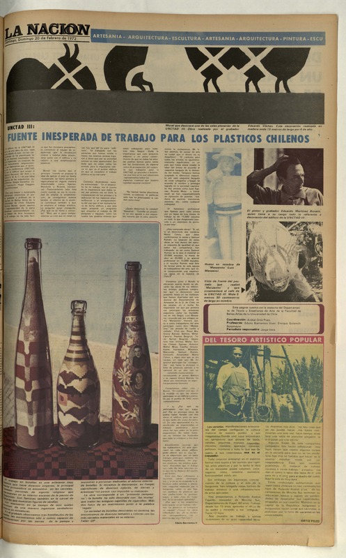 UNCTAD III fuente inesperada de trabajo para los plásticos chilenos [artículo] : Eduardo Barrientos V.