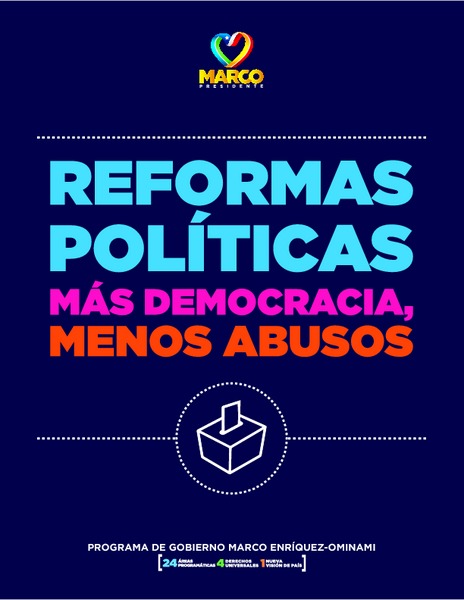 Programa de gobierno Marco Enríquez-Ominami