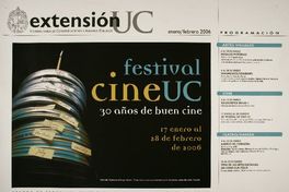 Festival de cine UC 30 años de buen cine : 17 enero al 28 de febrero de 2006.
