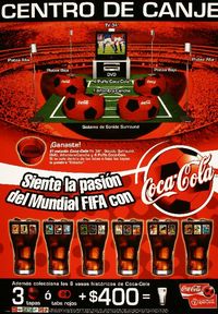 Siente la pasión del mundial FIFA con Coca-Cola