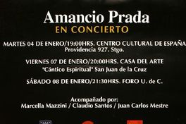 Amancio Prada en concierto.