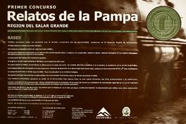 Primer concurso relatos de la Pampa región del Salar Grande.