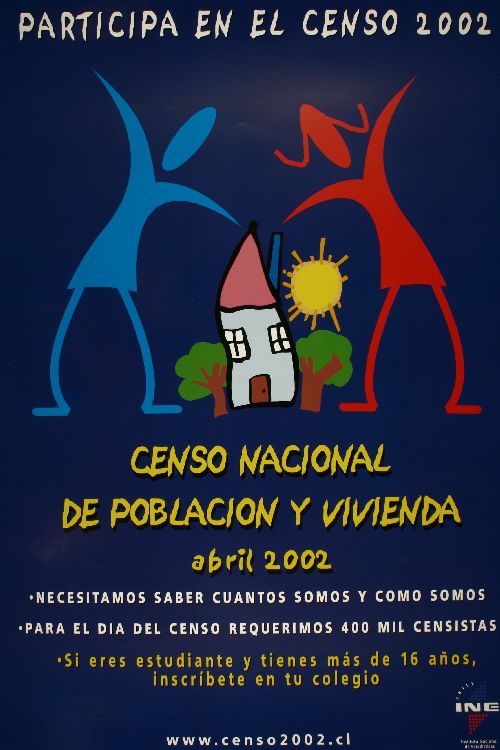 Participa en el censo 2002 censo nacional de población y vivienda : abril 2002.