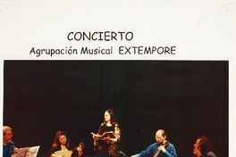 Concierto agrupación musical Extempore música instrumental y vocal de renacimiento europeo.