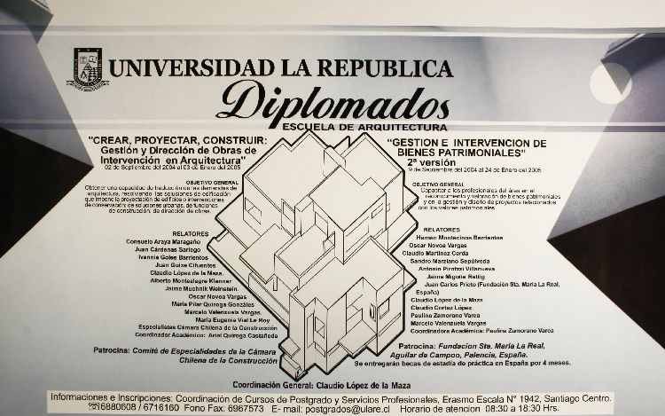 Diplomados Escuela de Arquitectura.