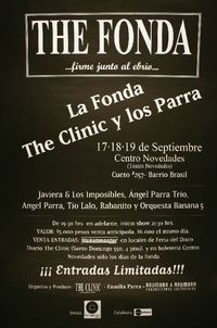 The Fonda ...firme junto al ebrio... la fonda The Clinic y los Parra.