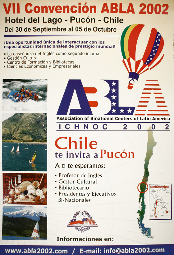 VII convención ABLA 2002 Hotel del Lago - Pucón - Chile Del 30 de Setptiembre al 05 de Octubre.