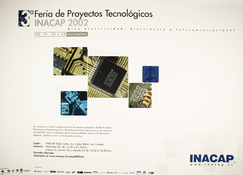 3a feria de proyectos tecnológicos INACAP 2002.