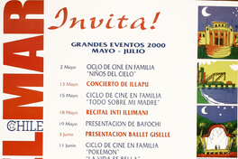 Viña del Mar invita! grandes eventos 2000 : mayo-julio.