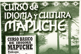 Curso de idioma y cultura Mapuche
