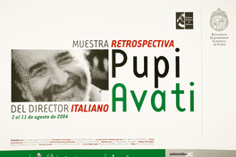 Muestra retrospectiva del director italiano Pupi Avati.