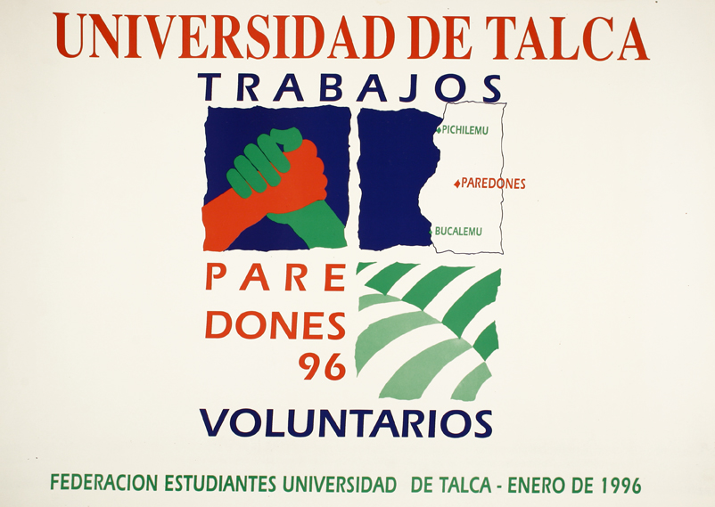 Universidad de Talca trabajos voluntarios : Paredones 96.