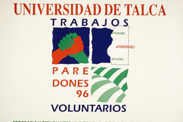 Universidad de Talca trabajos voluntarios : Paredones 96.