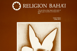 Religión Baha'i 1986 año internacional de la paz.