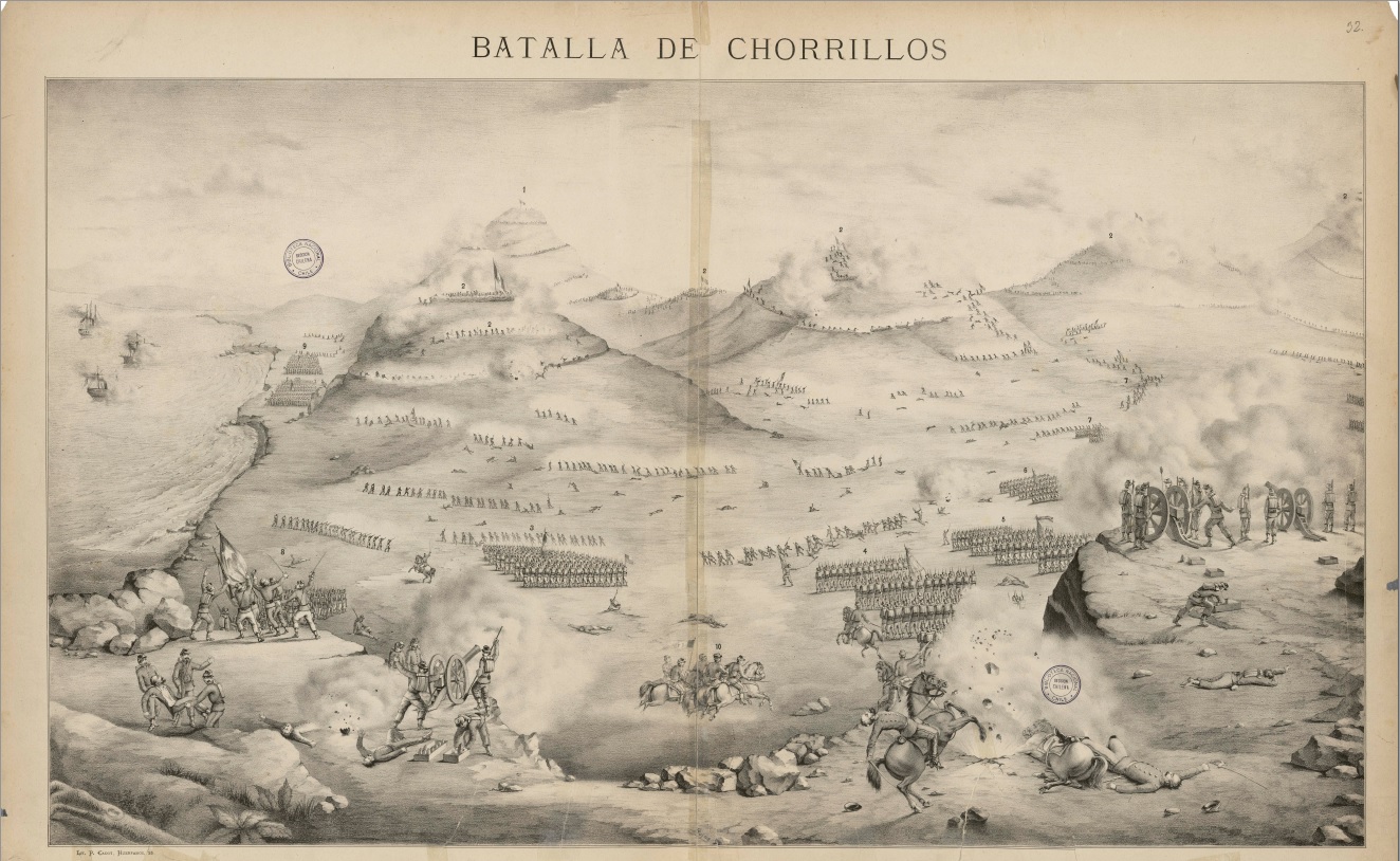 Batalla de Chorrillos, 1a. División