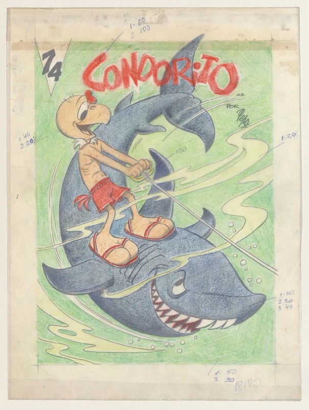 Condorito 74  [original de arte] René Ríos Boettiger ; seudónimo: Pepo.