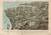 A Panoramic view of the position now occupied by the allied armies before Sebastopol including the harbours, fortifications, &c. north & south of the town - the new russian earthworks & outposts, Kamiesh bay & Balaclava - the position of the french corps d'observation and the whole of the siege operations; sketched by command of the Emperor Louis Napoleon by an eminent officer of the French Imperial Engineers. [estampa] :