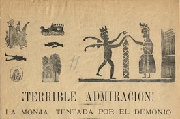 ¡Terrible admiración!: la monja tentada por el demonio