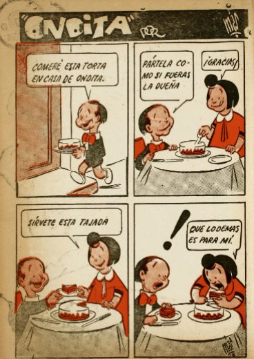 Ondita, publicada en revista Aladino