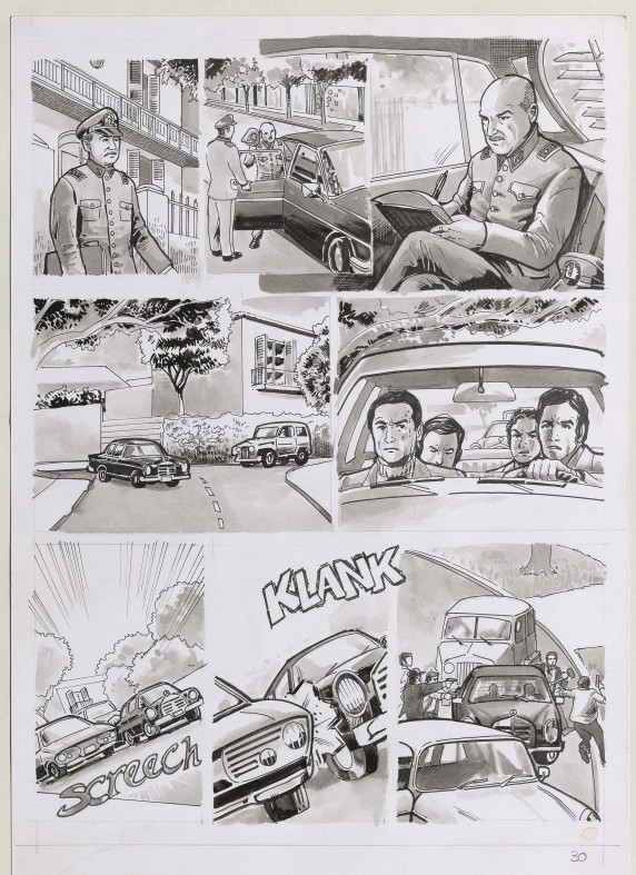 Los años de Allende [original de arte] Rodrigo Elgueta