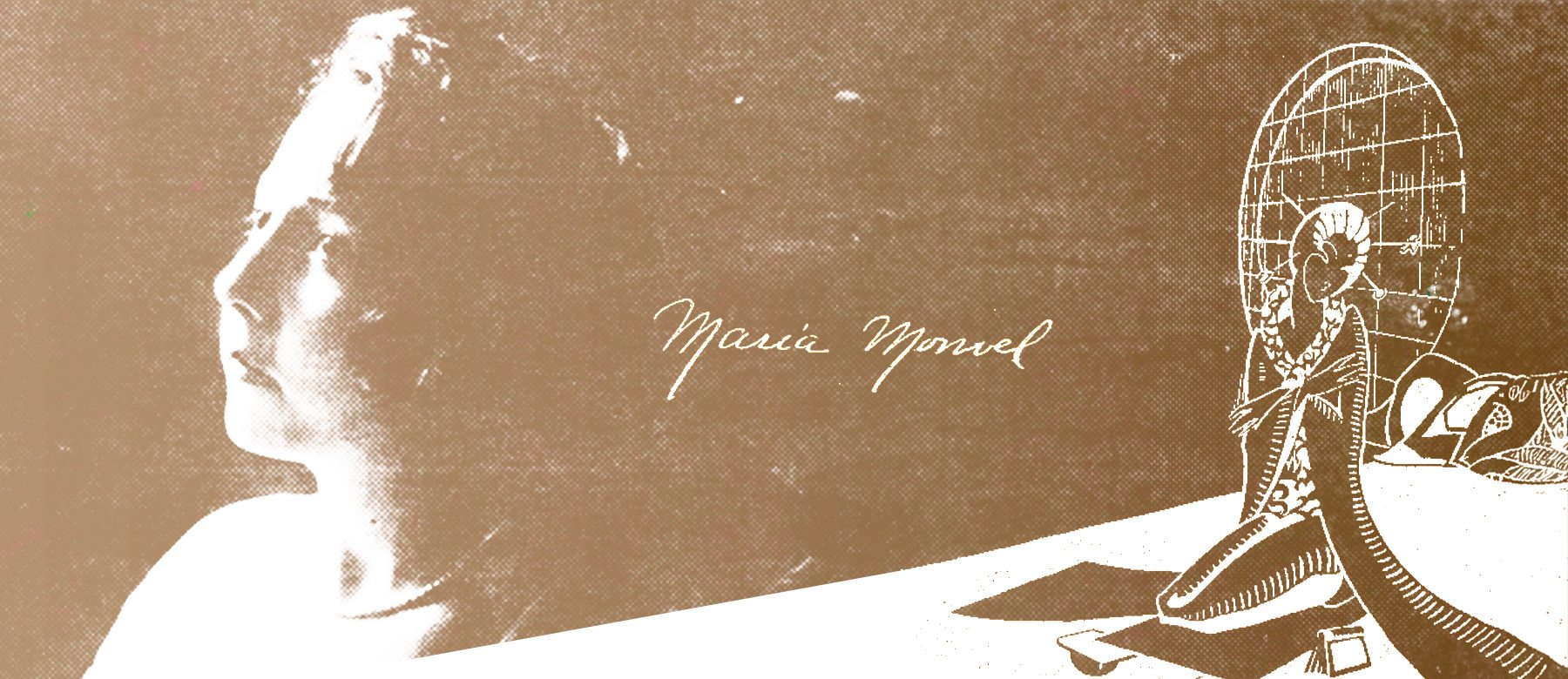 Composición gráfica para el minisitio "María Monvel" Composición gráfica para el minisitio "María Monvel"